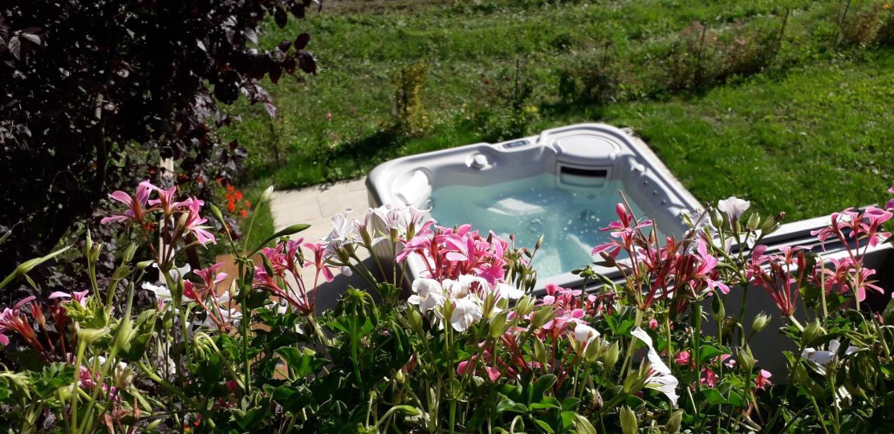 A4 Km De Megeve Tres Joli Studio Avec Jacuzzi ,Vue Sur Les Montagnes Au Calme Praz-sur-Arly Exteriör bild