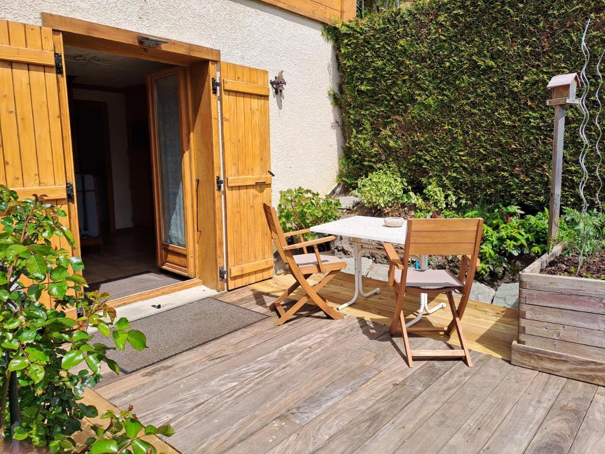 A4 Km De Megeve Tres Joli Studio Avec Jacuzzi ,Vue Sur Les Montagnes Au Calme Praz-sur-Arly Exteriör bild