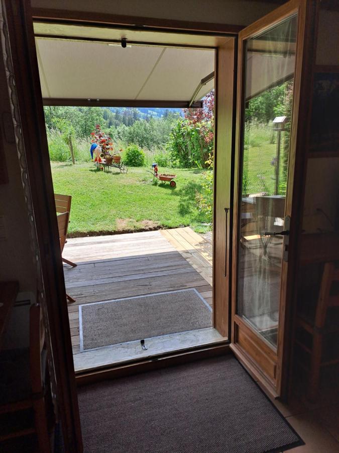 A4 Km De Megeve Tres Joli Studio Avec Jacuzzi ,Vue Sur Les Montagnes Au Calme Praz-sur-Arly Exteriör bild